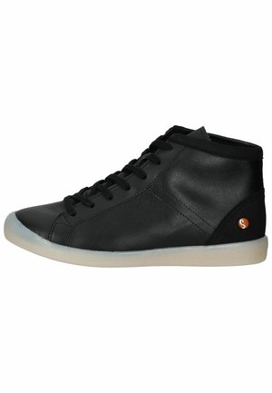 Lace-up ankle boots - blackw  black vegan suede