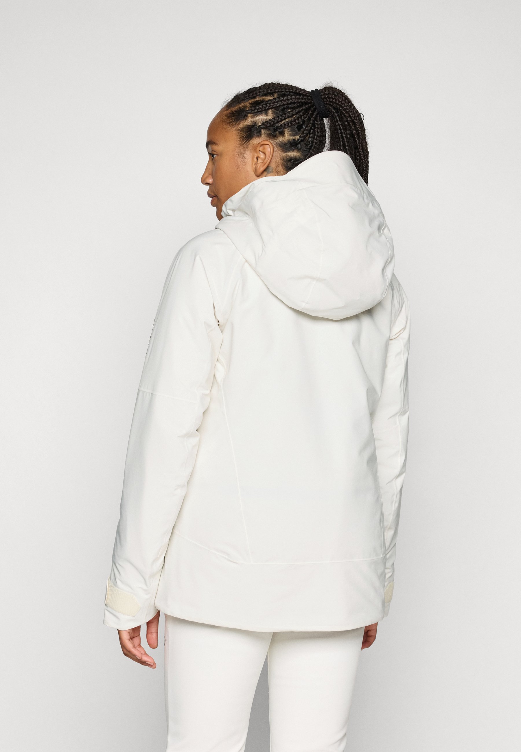 Salomon BRILLIANT JACKET - Ski jacket - whisper white/white