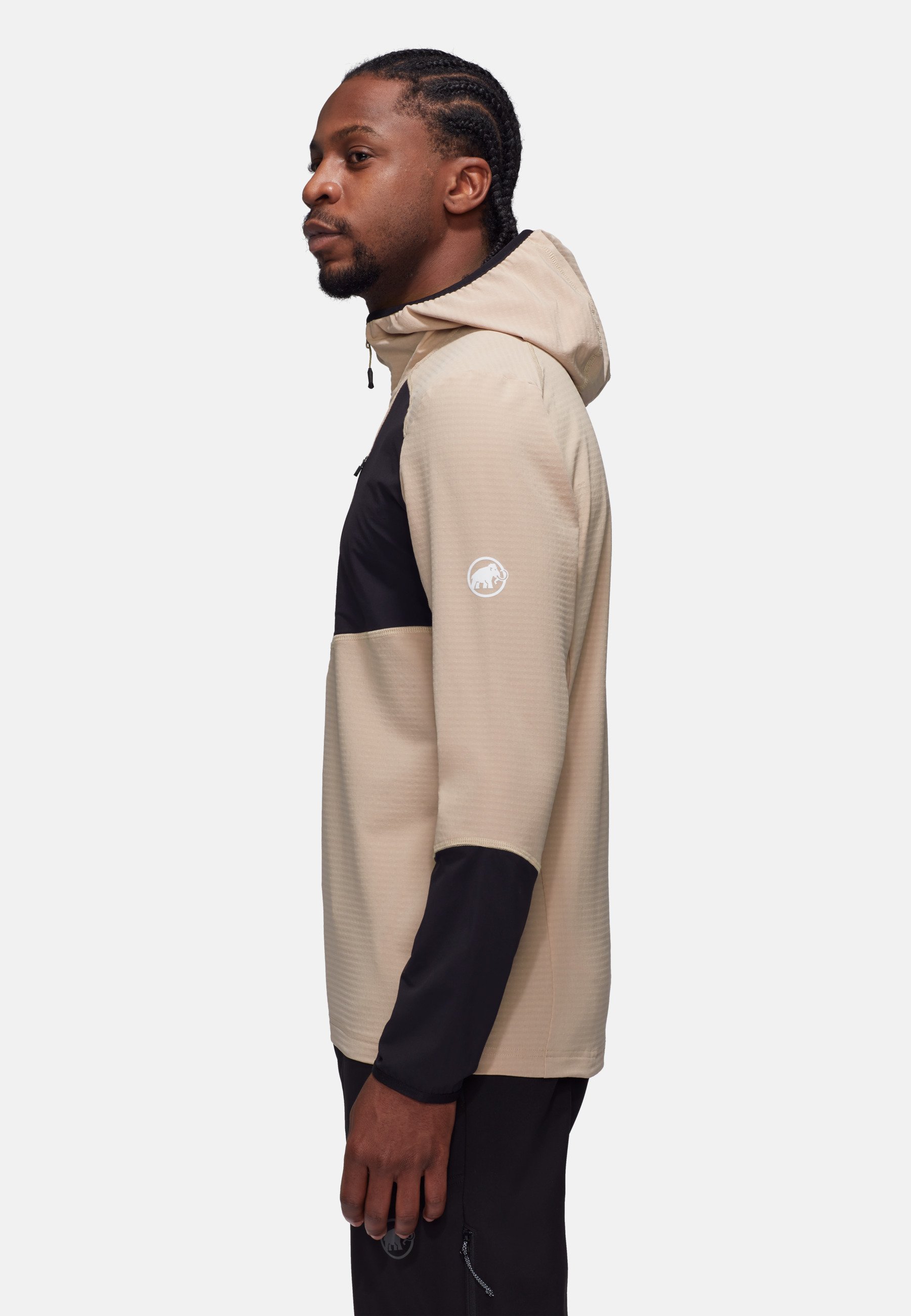 Mammut MADRIS LIGHT HALF ZIP - Hoodie - savannah black/brown - Zalando