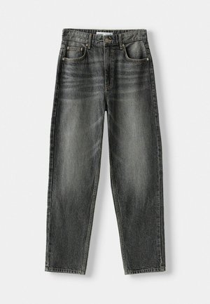 Bershka Zúžené džíny - mottled dark grey