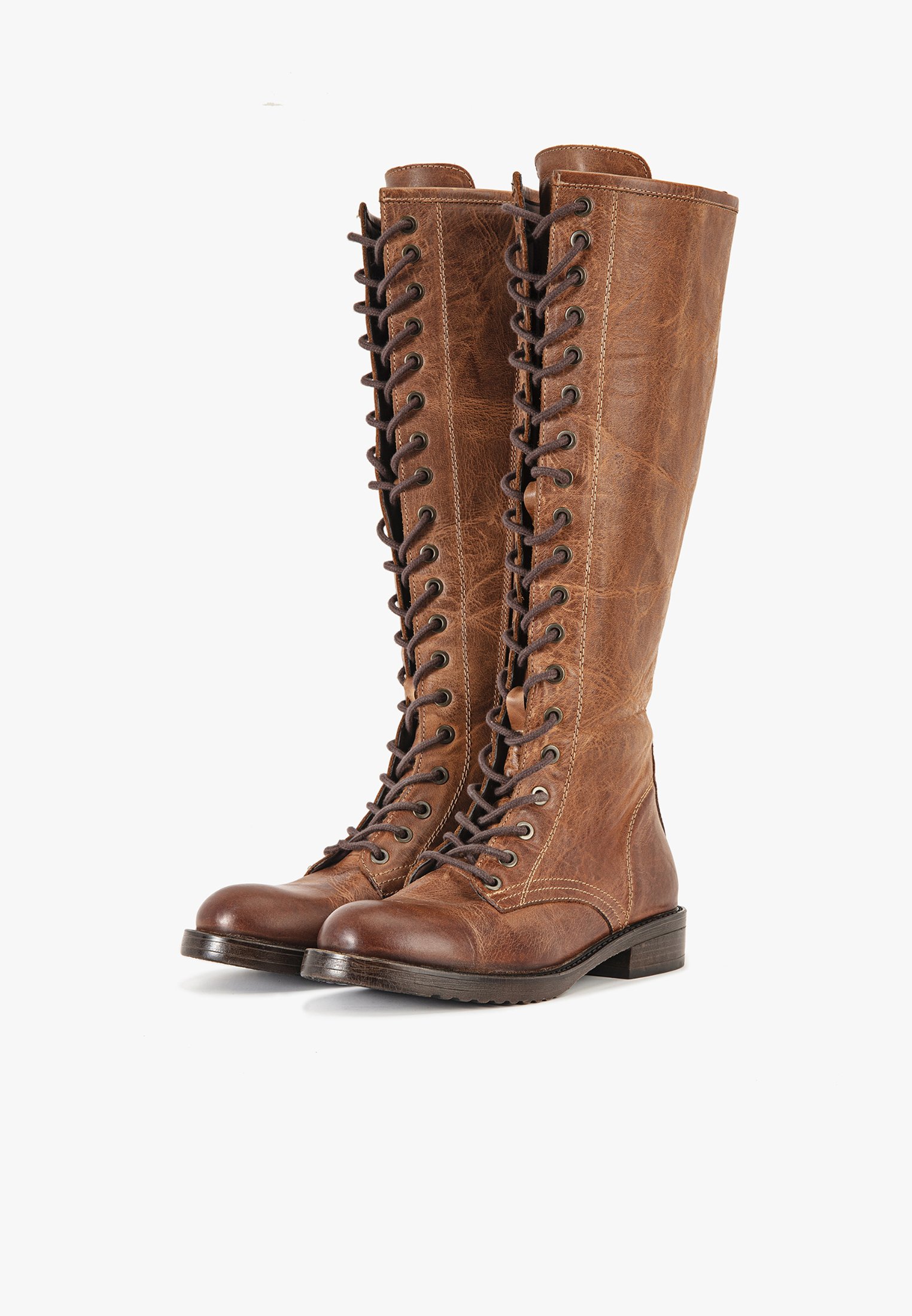 Inuovo Stivali con i lacci - tan tan/marrone chiaro - Zalando.it