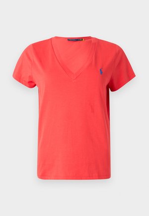 Tricou basic - bright hibiscus