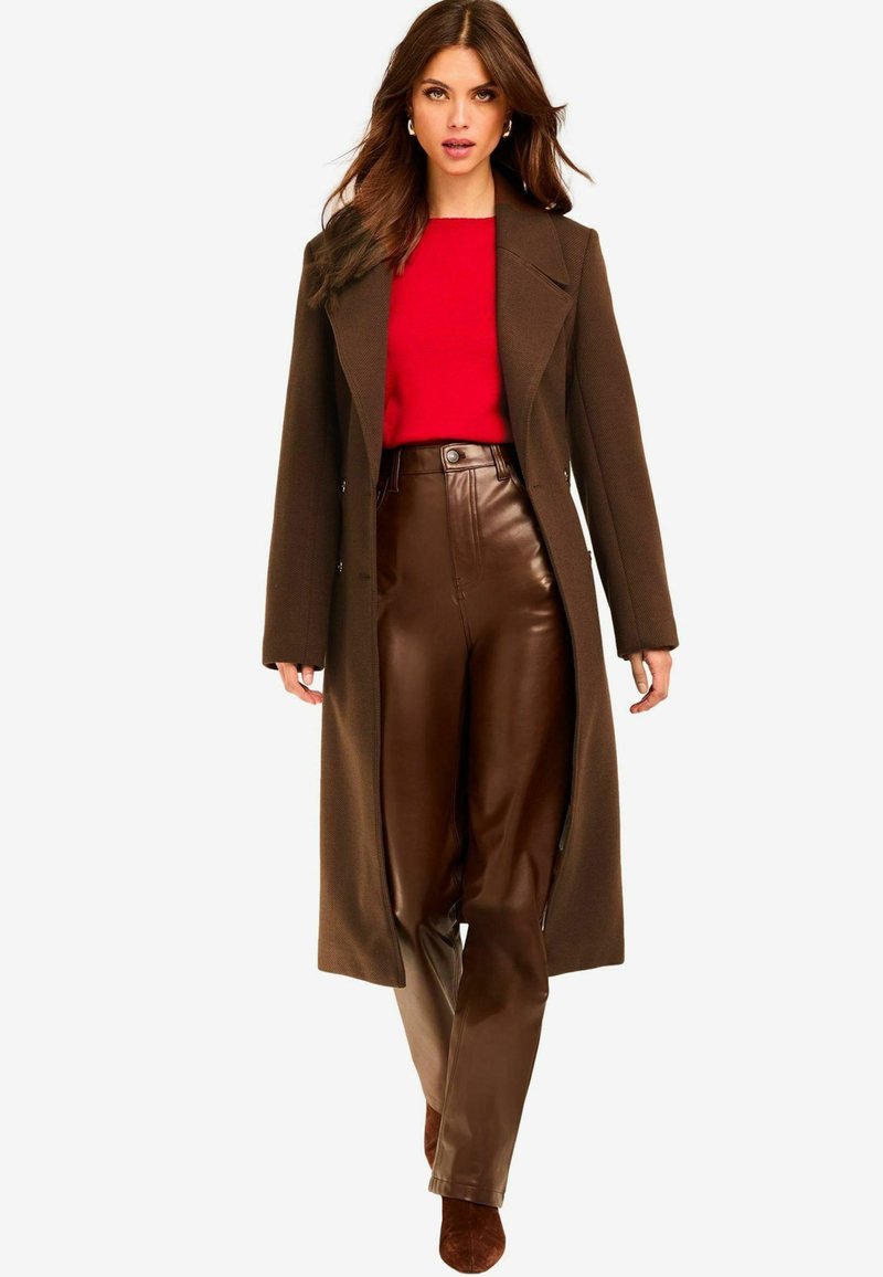 Lipsy DOUBLE BREASTED BELTED - REGULAR FIT - Trenchcoat - brown