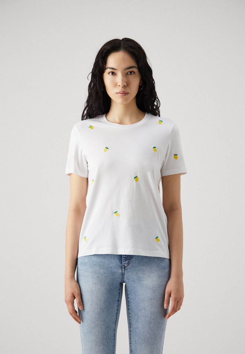 ONLY Tall - ONLKETTY O NECK - Print T-shirt - bright white, Enlarge