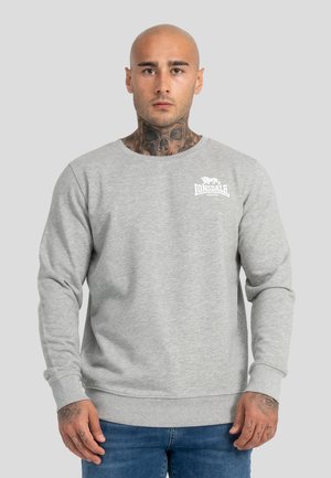 Lonsdale RUNDHALS SCHMALE PASSFORM LONGRIDGE - Melegítőfelső - marl grey