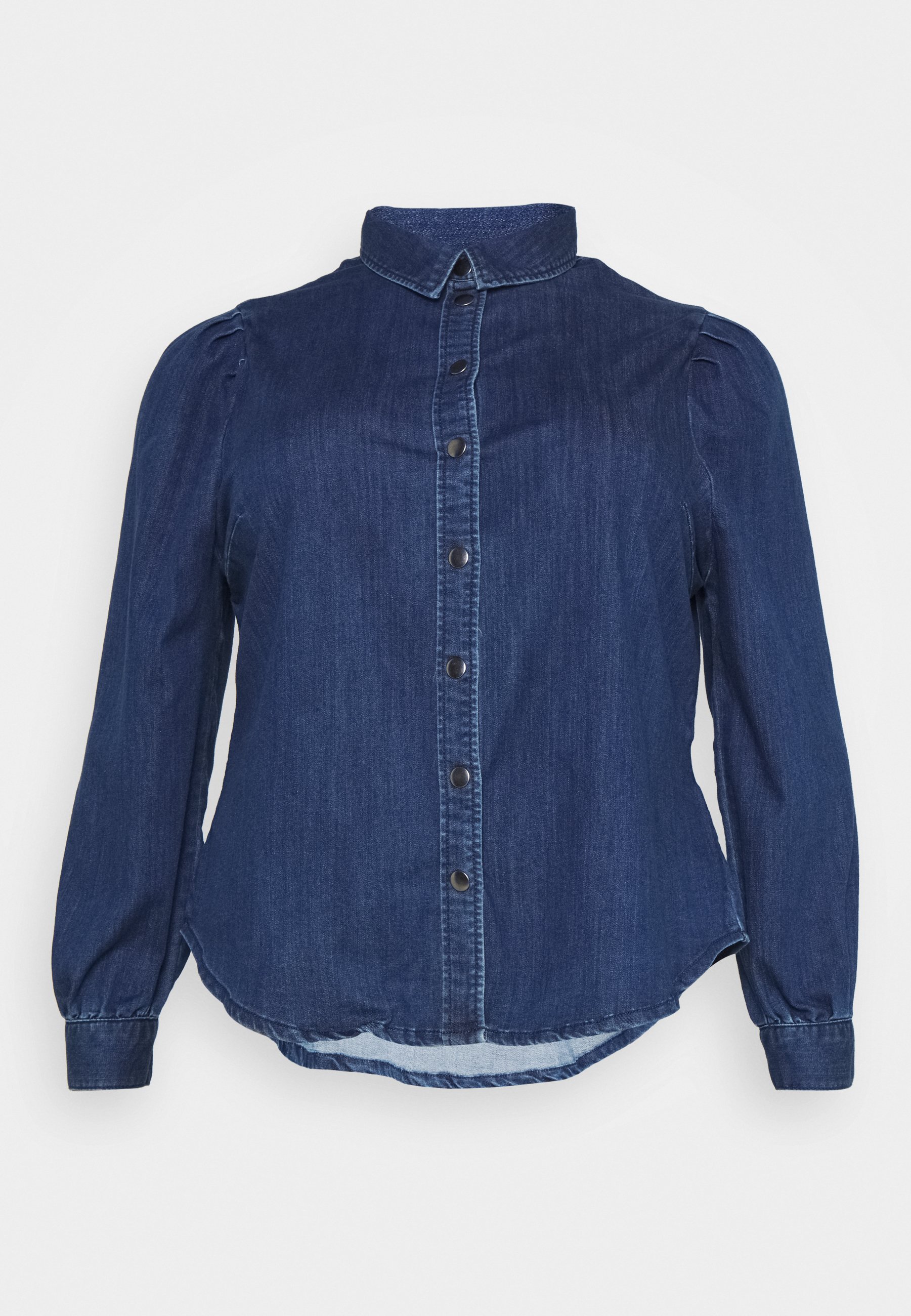 Bluser & skjorter | Dame Størrelse 50 | Nye kolleksjoner Kaffe Curve AMINA - Skjorte - blue