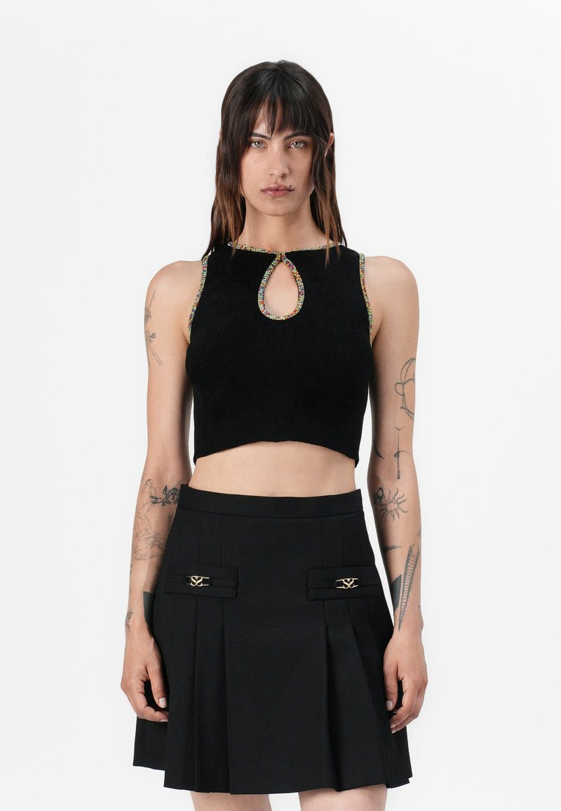 sandro Top antraciet gemêleerd sandro Top antraciet gemêleerd