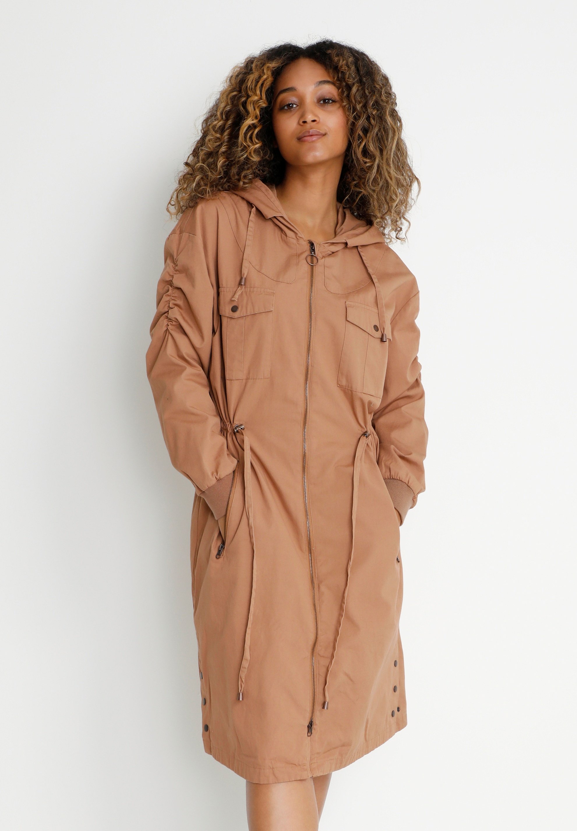 Cream Parka - mocha mousse/mottled 
