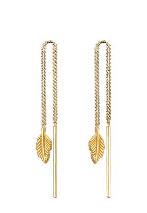 Elli FALLEN LEAF - Pendientes - gold coloured