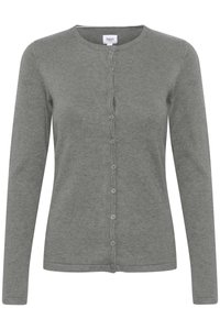 MILASZ R-NECK - Kofta - mist grey melange