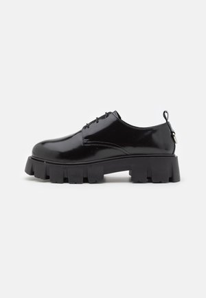 YOURTURN, LEATHER UNISEX - Zapatos de vestir - black