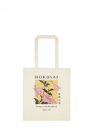 Henry Tiger APOH LONDON HOKUSAI TRUMPET LILIES - Shopping bags - natural