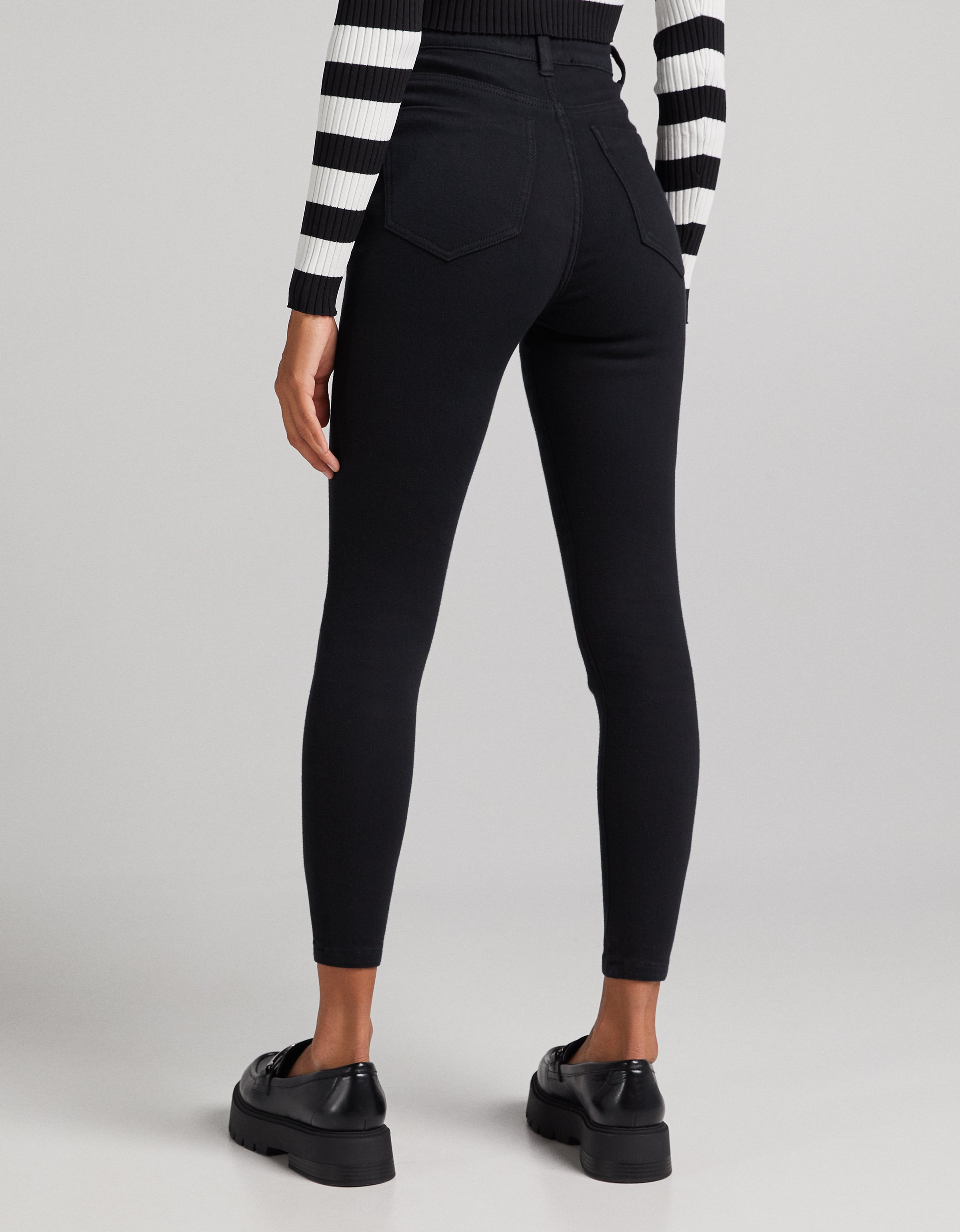 Bershka Jeans Skinny Fit - black - Zalando.de