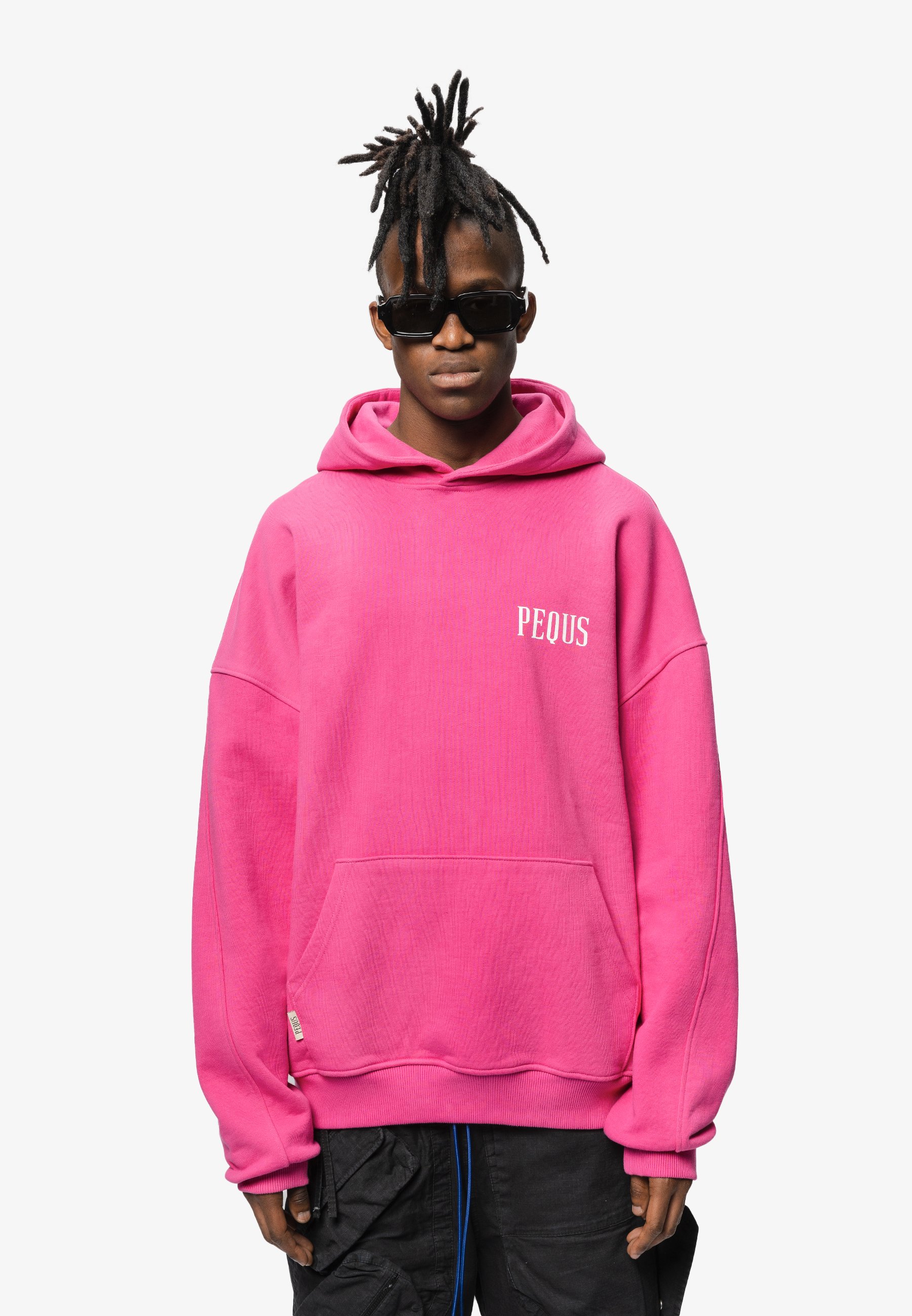 PEQUS CHEST LOGO HOODIE UNISEX - Sweatshirt - pink - Zalando.de