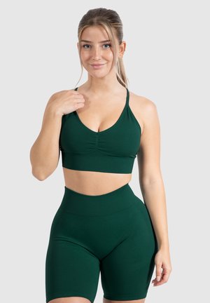 MARIA SCRUNCH - Sport-BH med lätt stöd - petrol