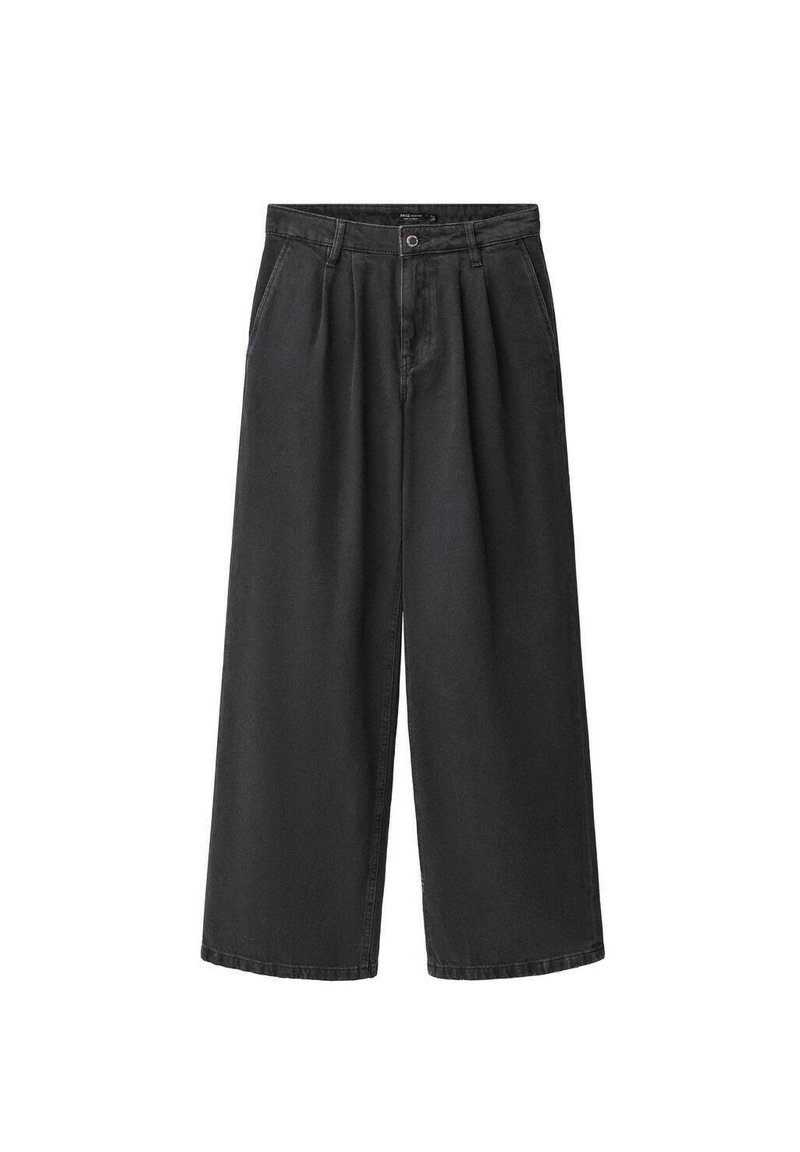 Mango Straight leg jeans zwart denim/blackdenim
