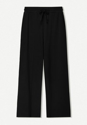 Bershka WIDE-LEG  - Jogginghose - black