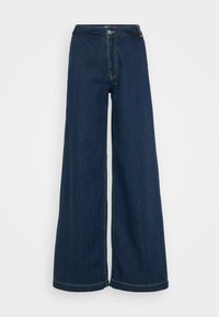 ONLINGRID  - Wide leg - dark blue denim