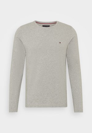Tommy Hilfiger SLIM FIT LONG SLEEVE TEE - Maglietta a manica lunga - light grey heather