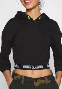 Urban Classics Felpa con cappuccio - black