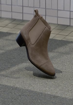 Bianco, Suede BIACAROL - Ankle boots - sand
