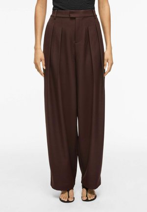 VILA HOSE VIHELEN BARREL FIT - Pantaloni - coffee bean
