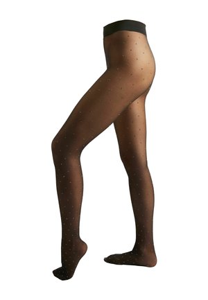 30 DENIER DEGRADED POLKA DOTS - Collants - black
