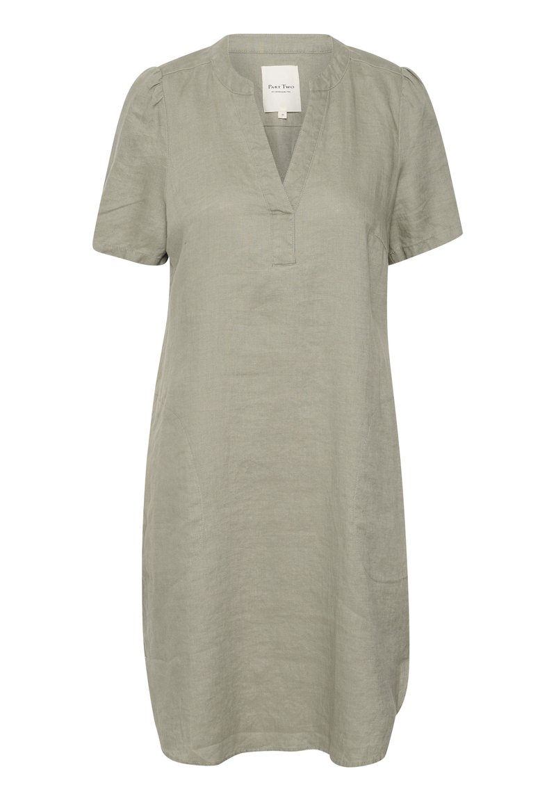 knee length dresses for ladies Part Two 30309624 RuthyPW Linen Dress – Dotique main image 1
