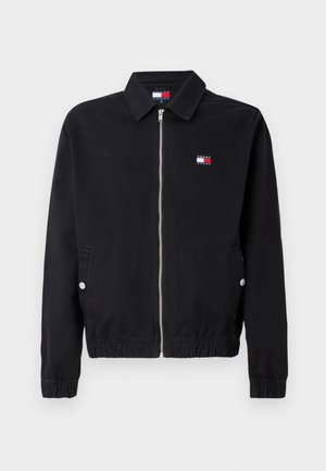 Tommy Jeans ESSENTIAL FLAG JACKET - Bomber Jacket - black