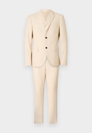 Isaac Dewhirst NOTCH SUIT NEW COAT SLIM - Completo - light sand