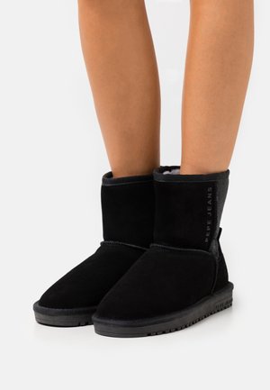 Pepe Jeans, Bottines - black