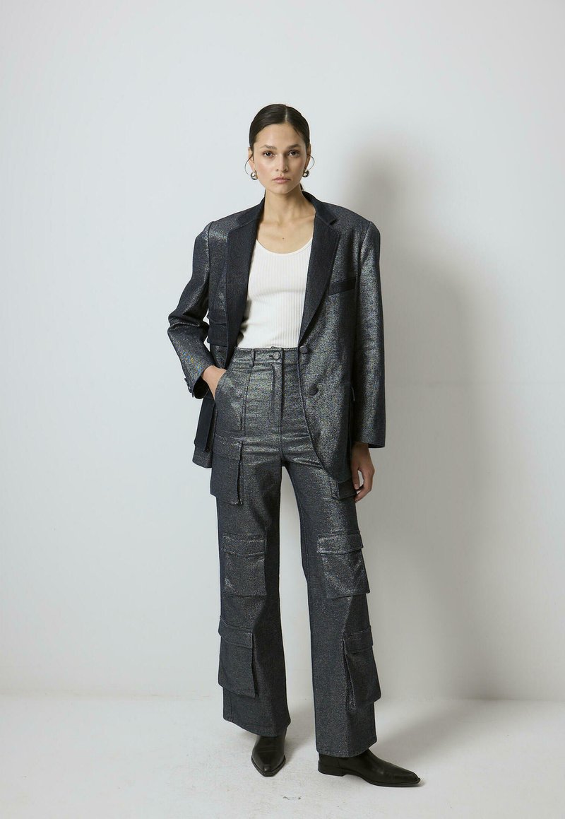 Touché Privé Halflange jas donkerblauw