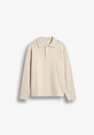 Burocs, HAIRY POLO SWEATER UNISEX - Jersey de punto - beige