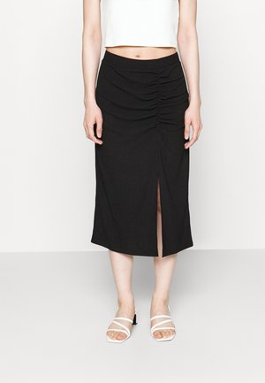 Vero Moda Petite VMJONA CALF SKIRT - Pencil φούστα - black