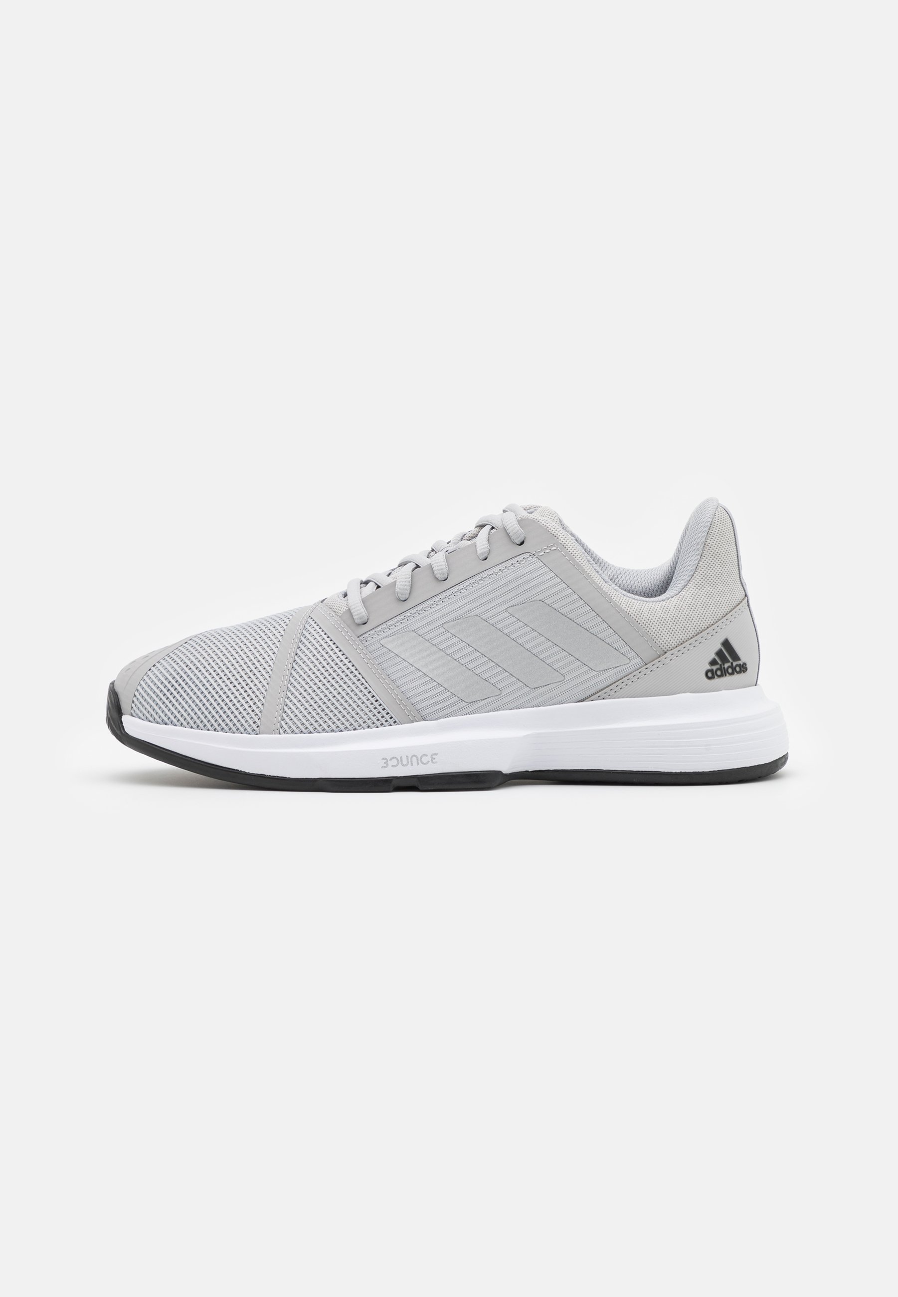 COURTJAM BOUNCE - Tennisschoenen voor alle ondergronden - grey two/silver metallic/core black COURTJAM BOUNCE - Tennisschoenen voor alle ondergronden - grey two/silver metallic/core black