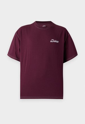 Dickies, CORNVILLE TEE - Тениска с щампа - maroon