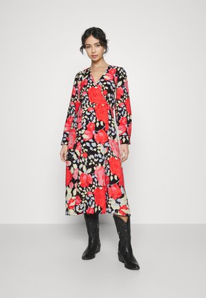 Object Petite OBJLIMONE MIDI DRESS  - Φόρεμα ημέρας - hot coral