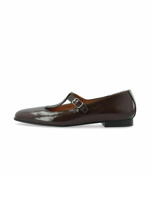 MARY JANE - Ballerina's met enkelbandjes - brown