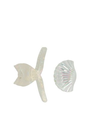 SHARK WITH STRASS 2 PACK - Accessori capelli - white - light brown