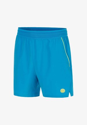 BIDI BADU, SHORTS 7IN SHORT M - Kurze Sporthose - safety yellow/logo white