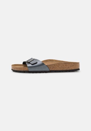 MADRID BF NARROW - Páskové sandály  - metallic black