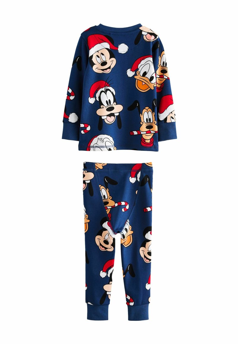 Next REGULAR FIT - SINGLE LONG SLEEVES SET - Nachtwäsche Set - navy mickey and friends