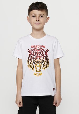 Koroshi SHORT-SLEEVED  - Apdrukāts T-krekls - blanco white