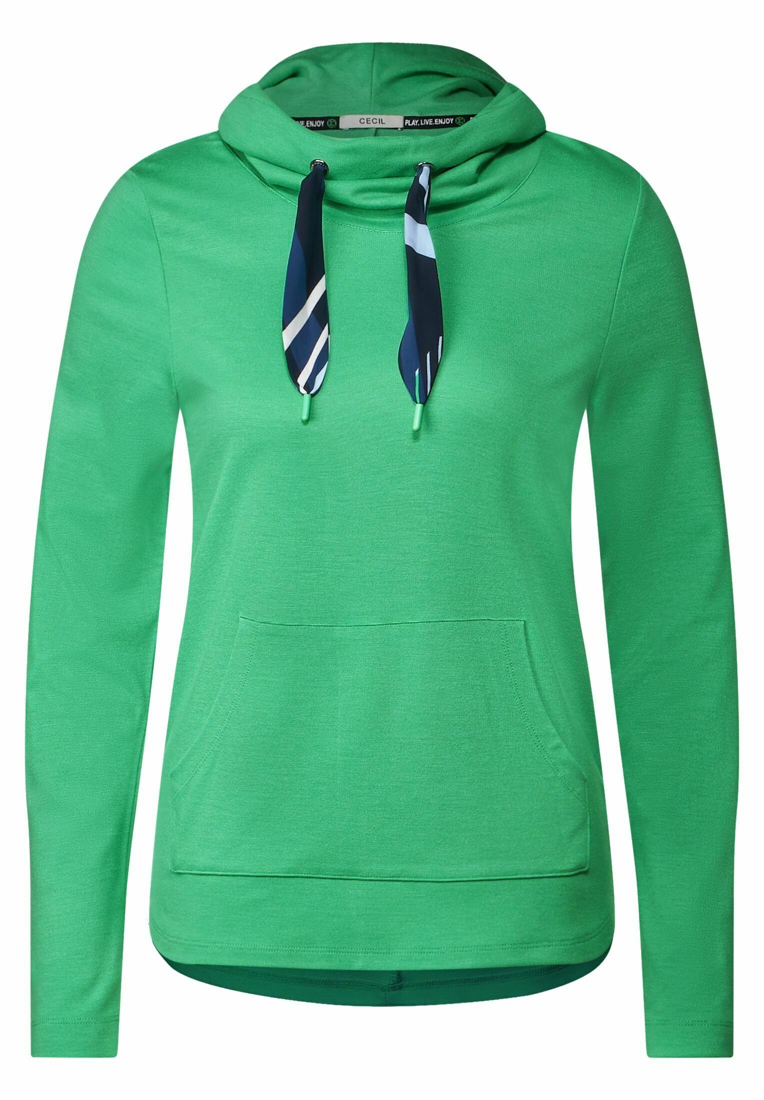Chemise Femme Cecil à Grand Col – T-shirt Manches Longues, Ourlet élastique, Modal élastanne, Coupe Décontractée - 3