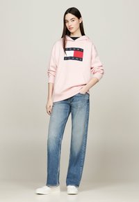 Tommy Jeans Felpa con cappuccio - ballet pink melange