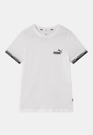 AMPLIFIED UNISEX - Printtipaita - puma white