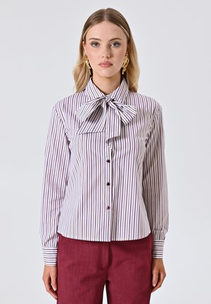 A RIGHE CON FIOCCO - Camicia - red