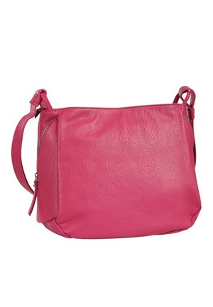 DrachenLeder, Umhängetasche - fuchsia pink