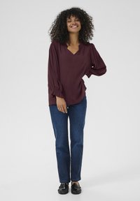 Kaffe Bluse - windsor wine