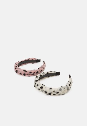 PCCOMA HAIRBAND 2 PACK - Hajformázó kiegészítő - cloud dancer